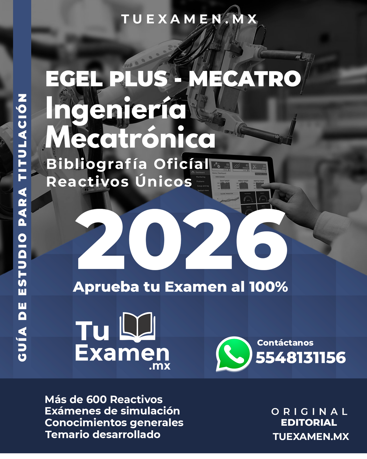 Guía Ceneval EGEL Plus Ingeniería Mecatrónica - Titulación 2026