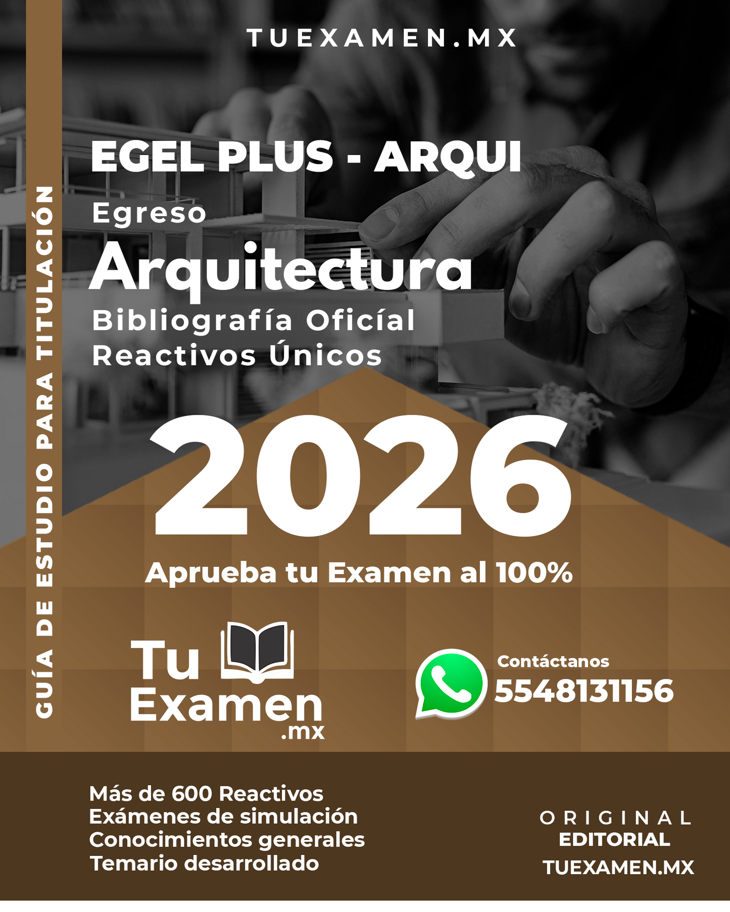 Guía Ceneval EGEL Plus Arquitectura - Titulación 2026