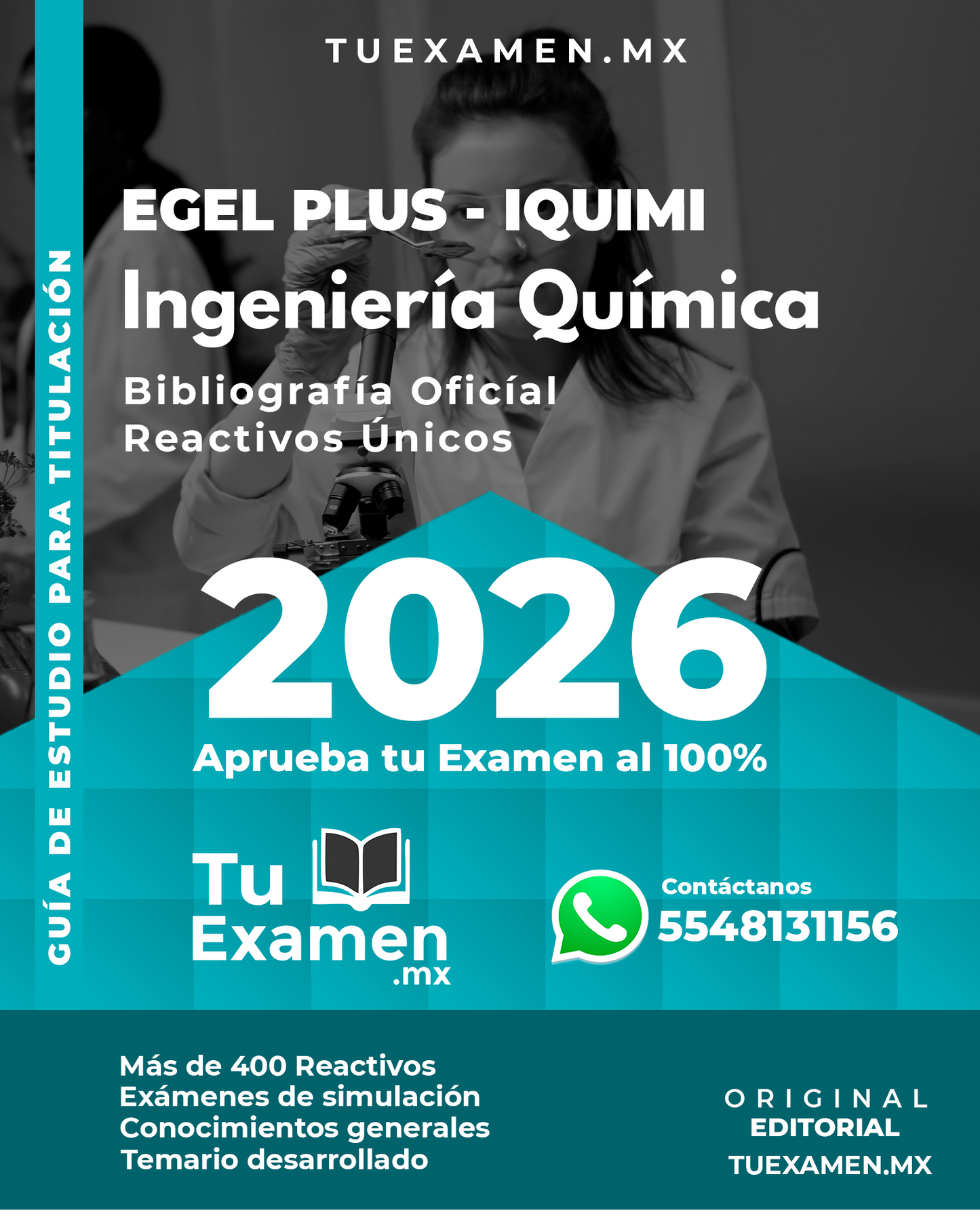 Guía Ceneval EGEL Plus Ingeniería Química - Titulación 2026