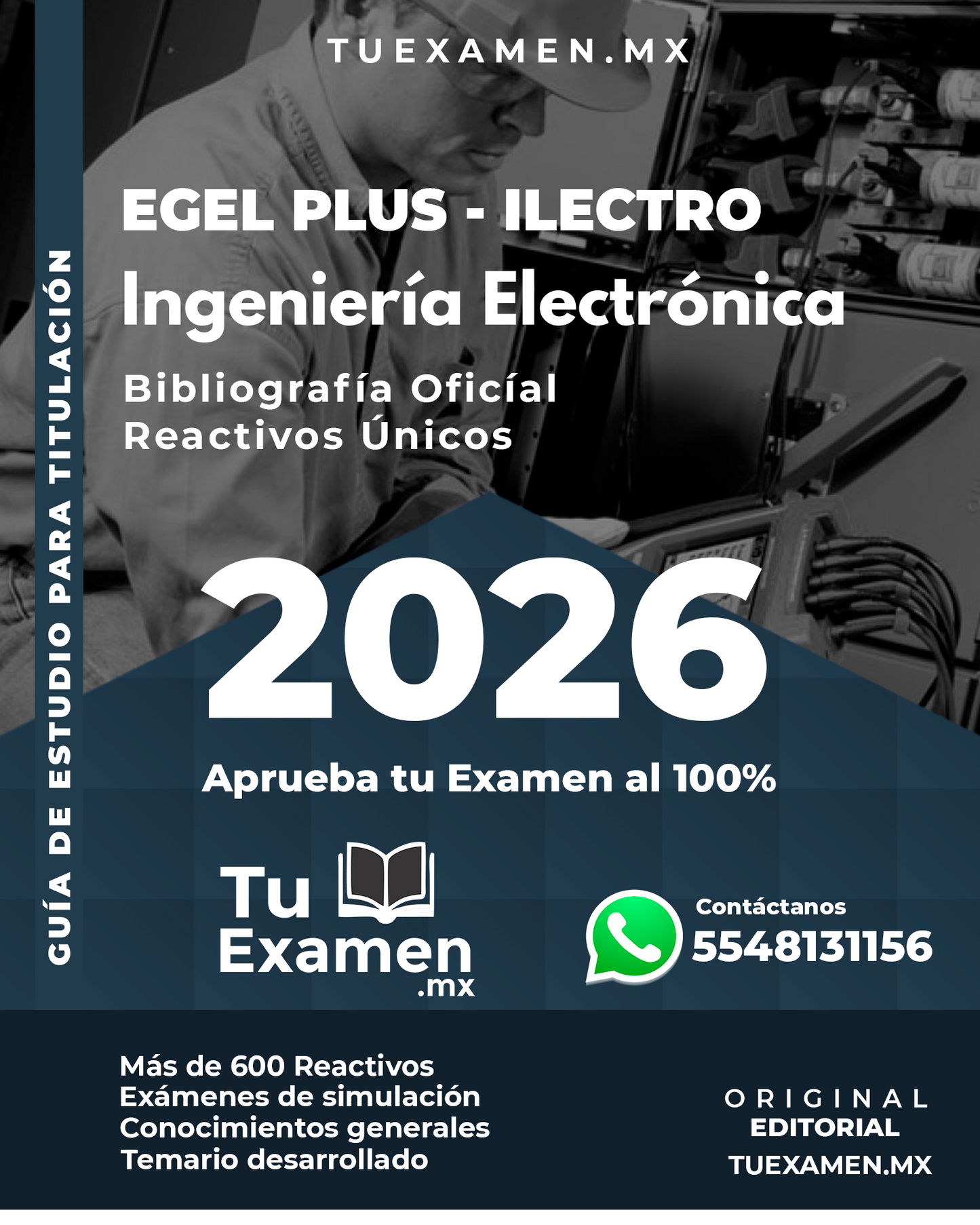 Guía Ceneval EGEL Plus Ingeniería Electrónica - Titulación 2026