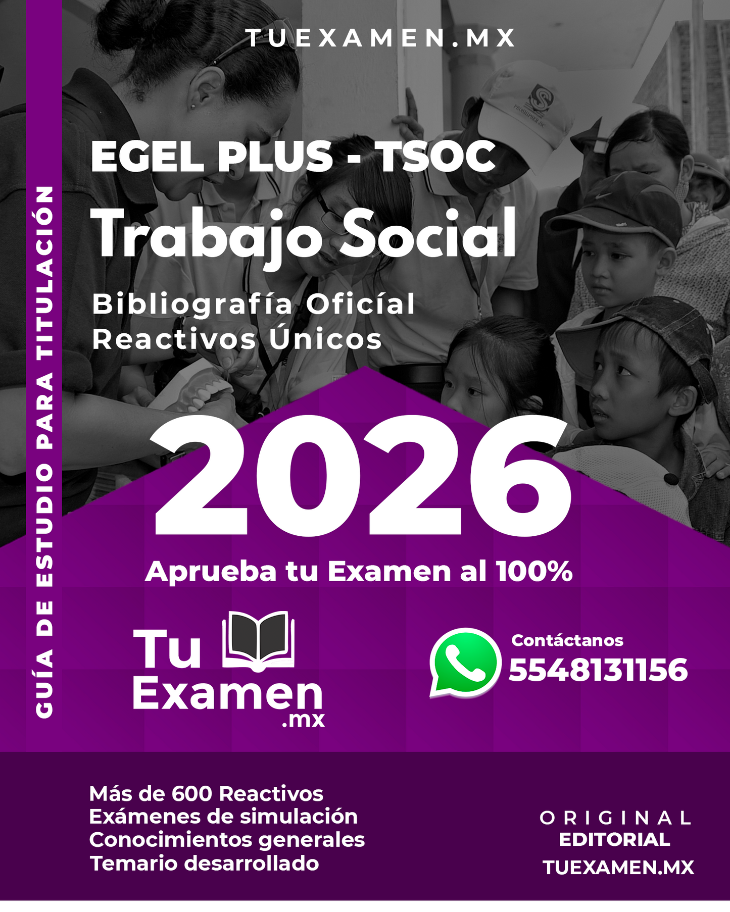 Guía Ceneval EGEL Plus Trabajo Social - Titulación 2026
