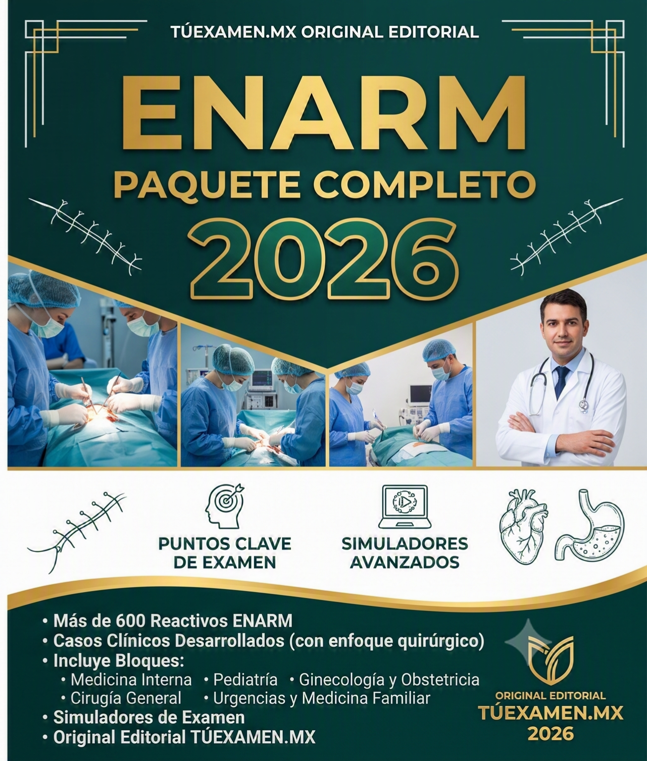 Guía ENARM completa para aspirantes a Residencias Médicas, consejos y recursos útiles para tu éxito