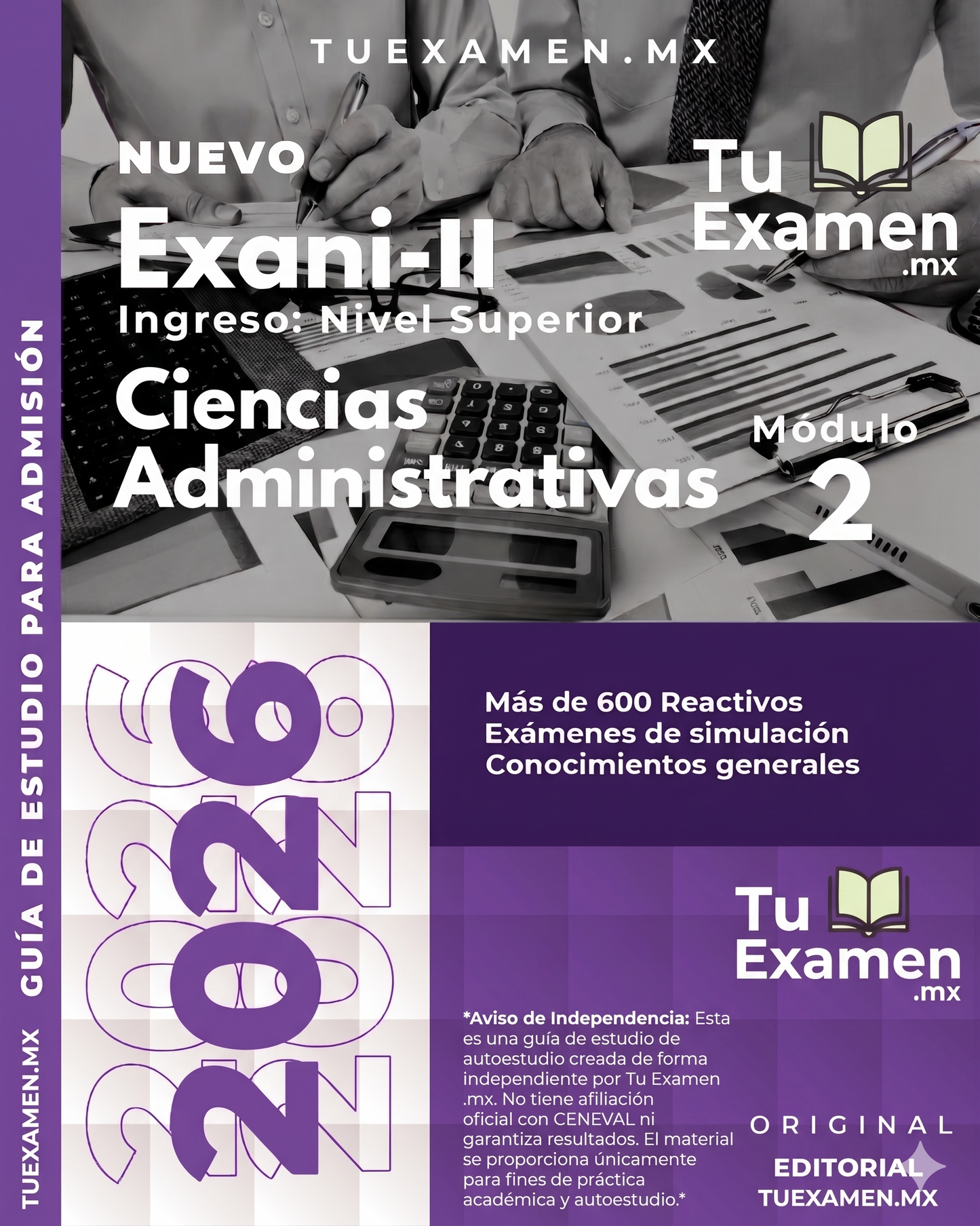 Guía Ceneval EXANI-II Módulo Ciencias Administrativas - 2026