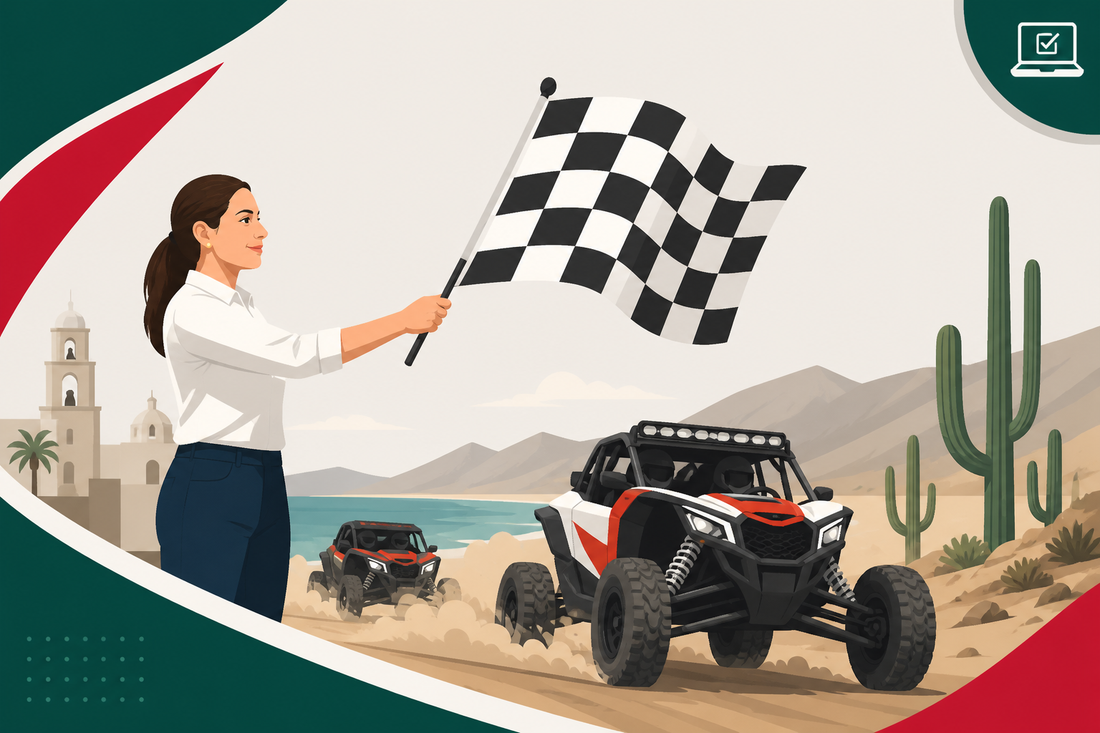 Encabeza Claudia Agatón banderazo de la Baja 400