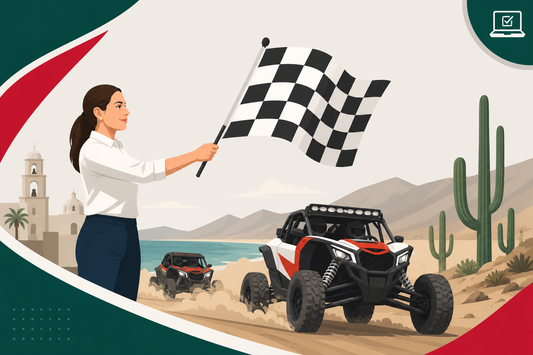 Encabeza Claudia Agatón banderazo de la Baja 400