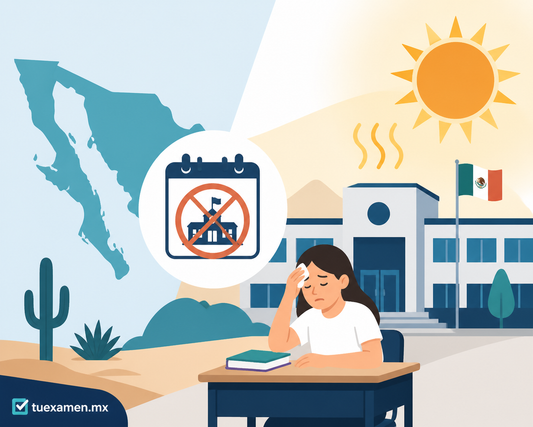 Evalúan suspender clases presenciales por altas temperaturas en BC