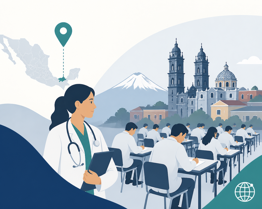 Puebla será sede del ENARM 2026; mil 384 médicos realizarán el examen