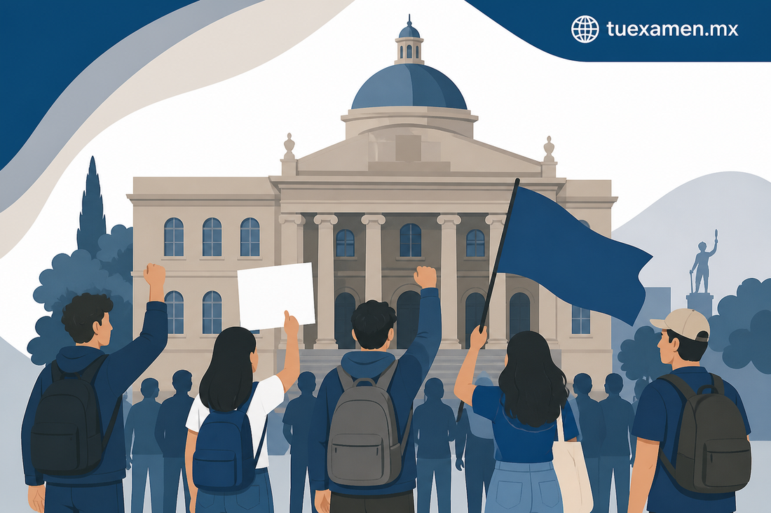 Estudiantes toman Facultad de Derecho de la UASLP