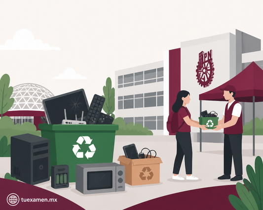 ¿Tienes electrónicos que ya no usas? El Reciclatrón llegará al IPN Zacatenco