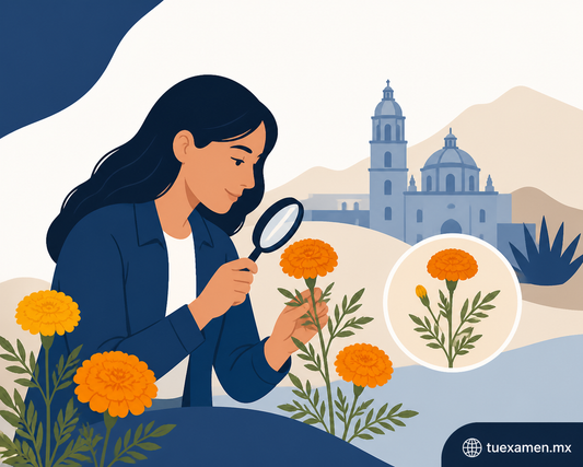 Egresada de UASLP identifica especies endémicas de cempasúchil en SLP