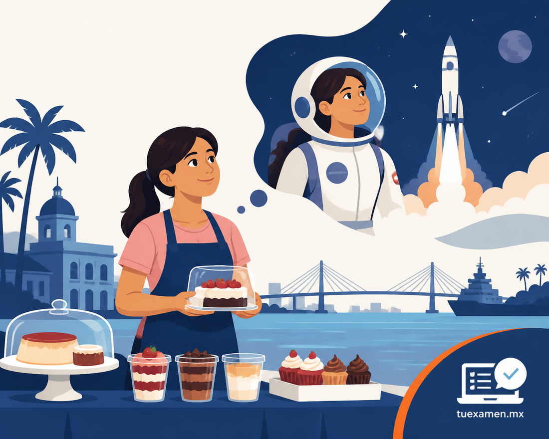 Nora Elena vende postres en Tampico para acercarse a su sueño de llegar a la NASA