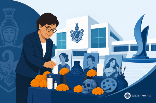 Inaugura Lilia Cedillo altar a artistas universitarios en la BUAP