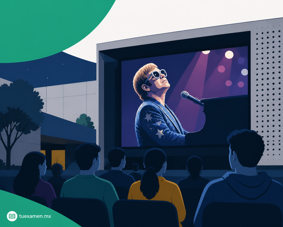 Proyectan concierto de Elton John de 1995 gratis en Cineteca