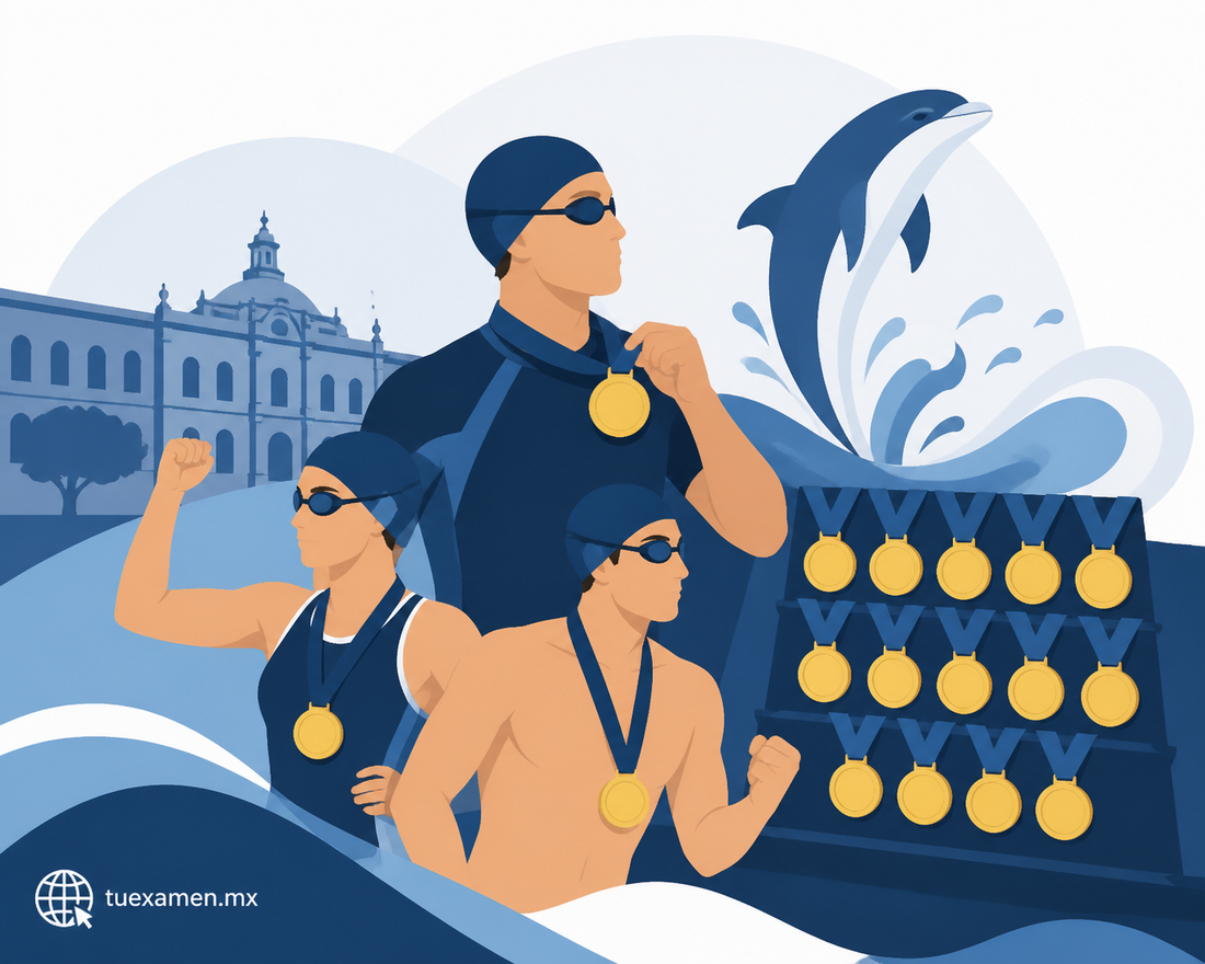Nadadores de la BUAP destacan con 14 medallas en la Copa Delfines 2026