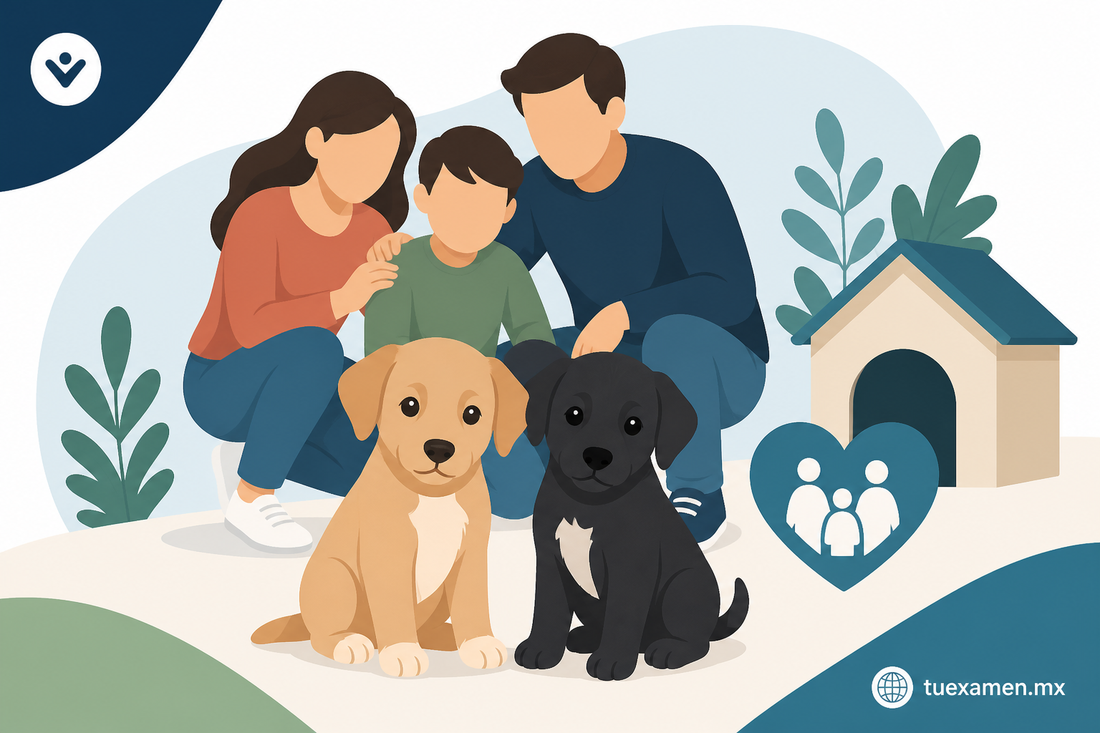 Buscan familia que adopte a dos cachorros