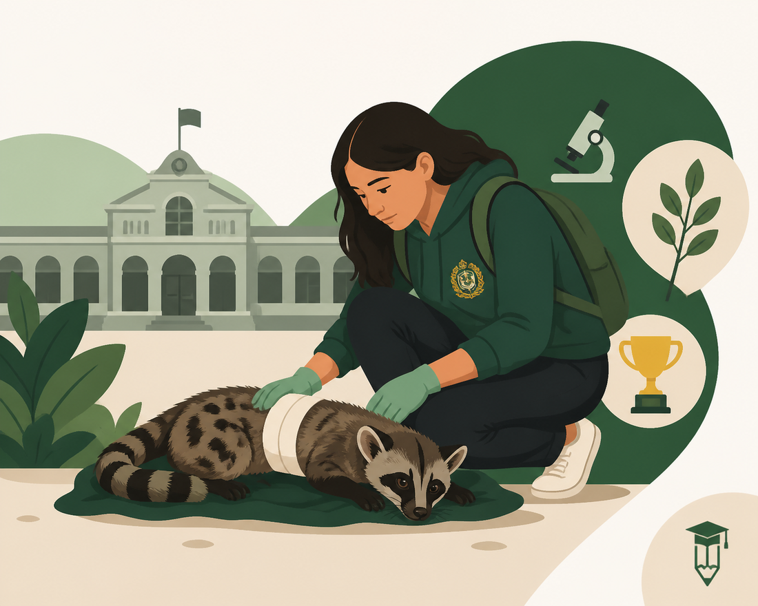 Un cacomixtle atropellado lleva a estudiante UAEMéx a concurso