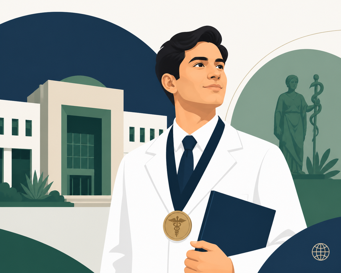 José Antonio Figueroa Susunaga, primer médico cirujano de la USEP en aprobar examen profesional