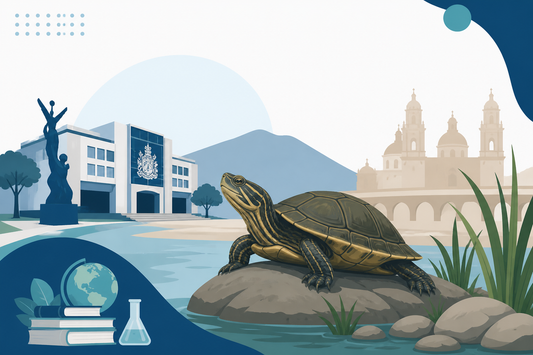 BUAP registra por primera vez en Puebla a la tortuga Terrapena mexicana