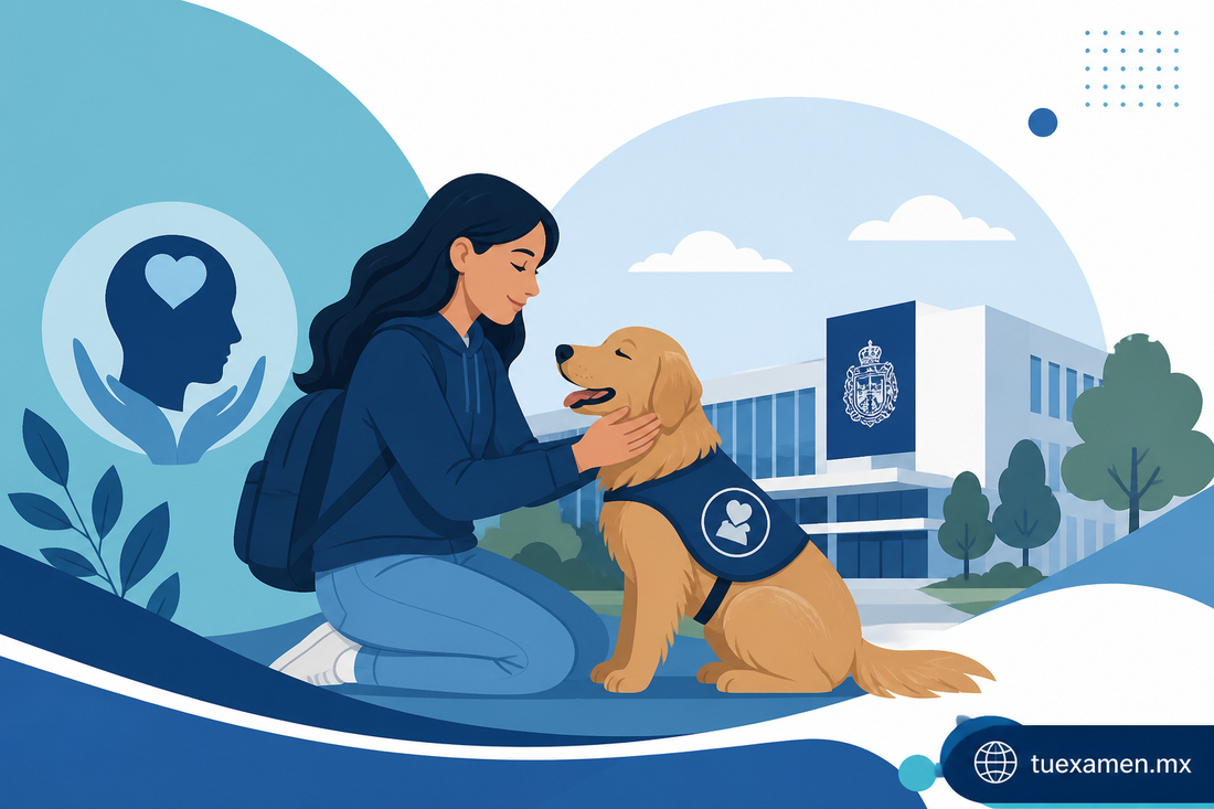 CAETO de la BUAP fortalece atención emocional de estudiantes con terapias asistidas con perros