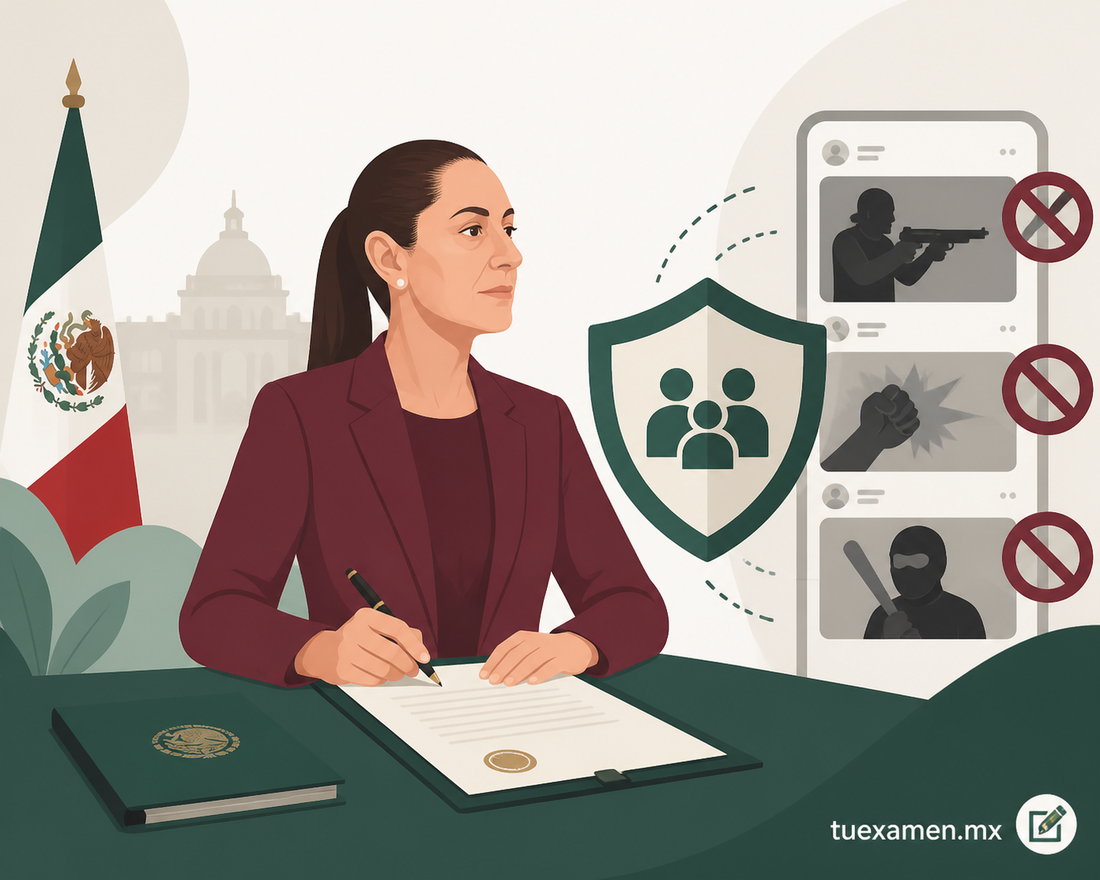 Sheinbaum prepara decreto para frenar contenido violento en redes sociales