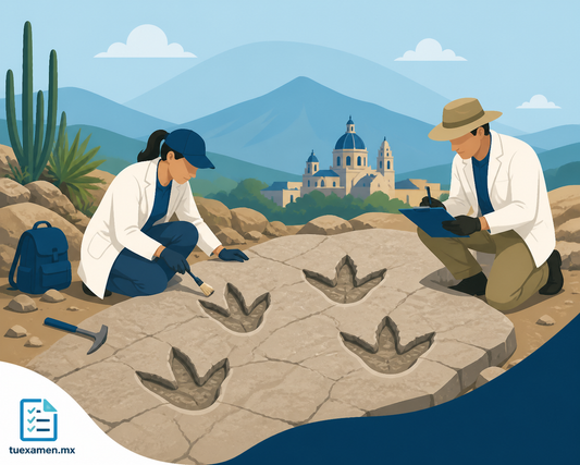 Investigadores de la BUAP registran 4 nuevas huellas de dinosaurio en Tehuacán