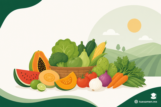 Precios de selección de frutas y verduras de estación del 15 al 28 de setiembre de 2026