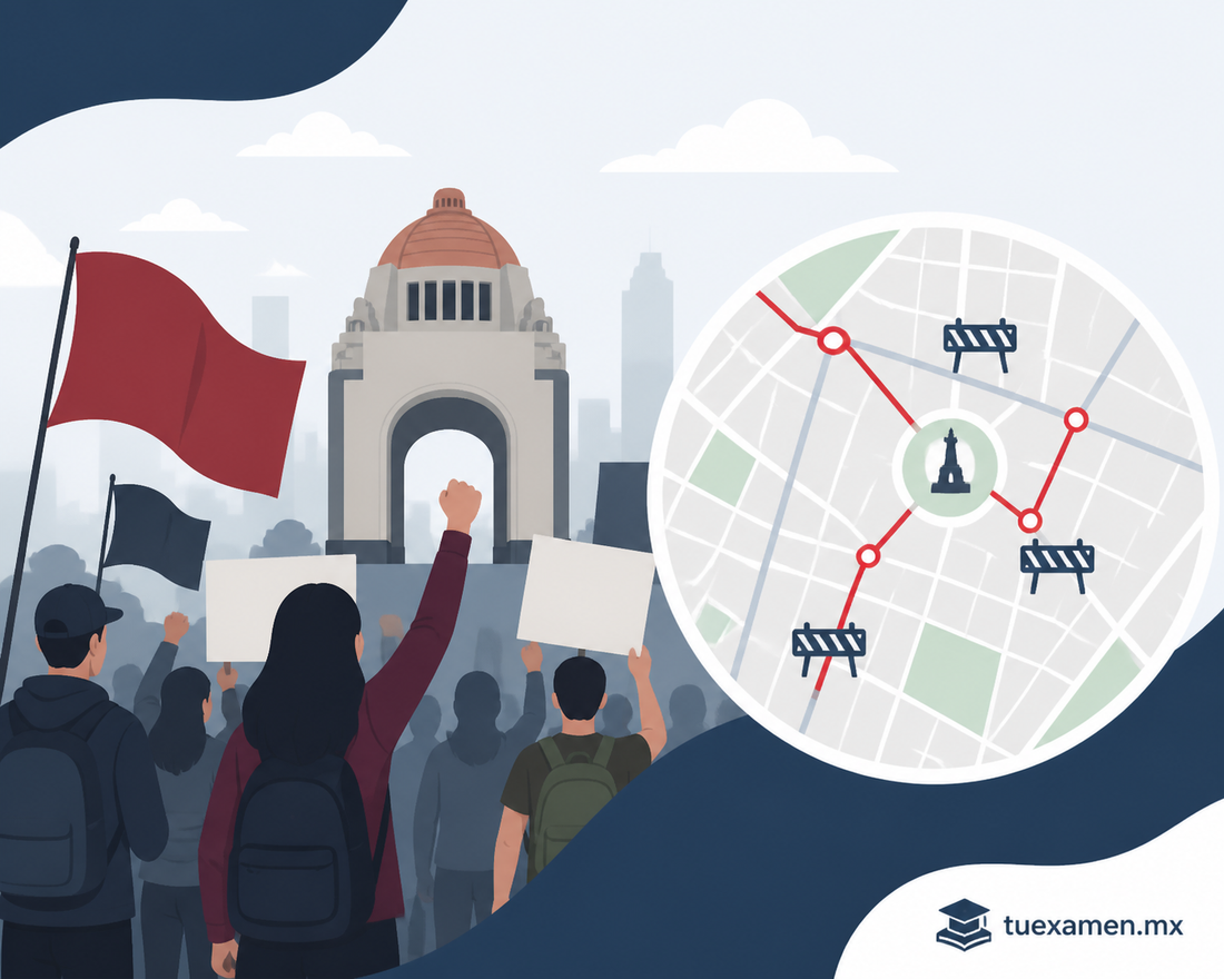 ¿A Qué Hora Inicia Marcha del 2 de Octubre en CDMX? Zonas de Bloqueos Hoy