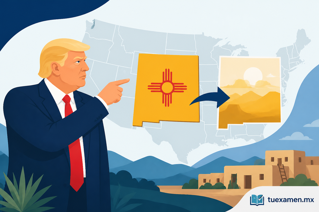 Insiste Trump en que Nuevo México cambie su nombre a "Nueva América"