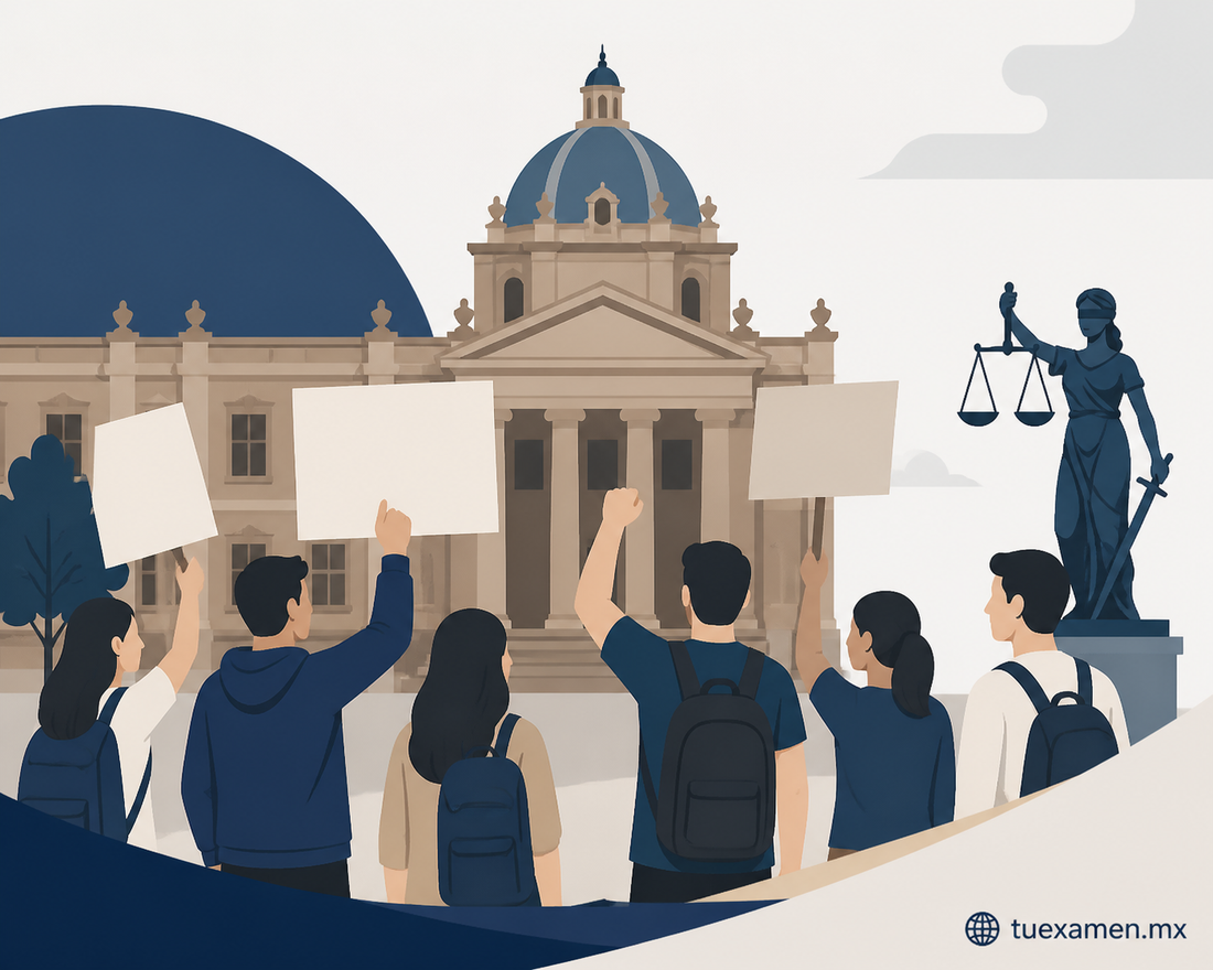 Protesta en UASLP por denuncias en Facultad Derecho