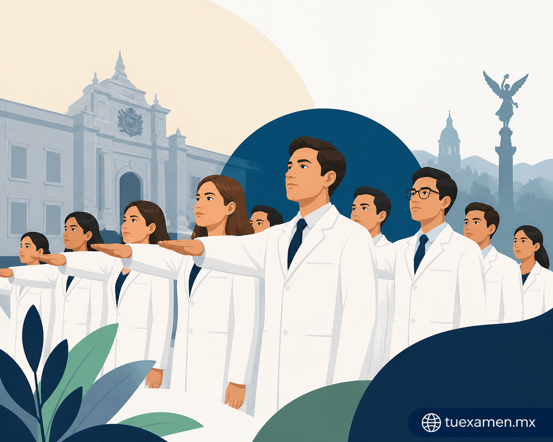 Toman protesta más de 200 nuevos médicos de la UMSNH tras aprobar examen Ceneval