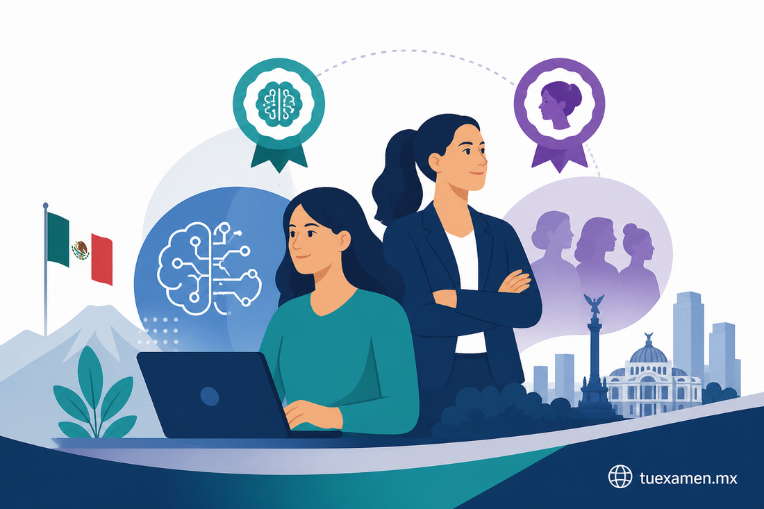 CENEVAL y Universidad Insurgentes lanzan microcredenciales en Inteligencia Artificial y Liderazgo Femenino