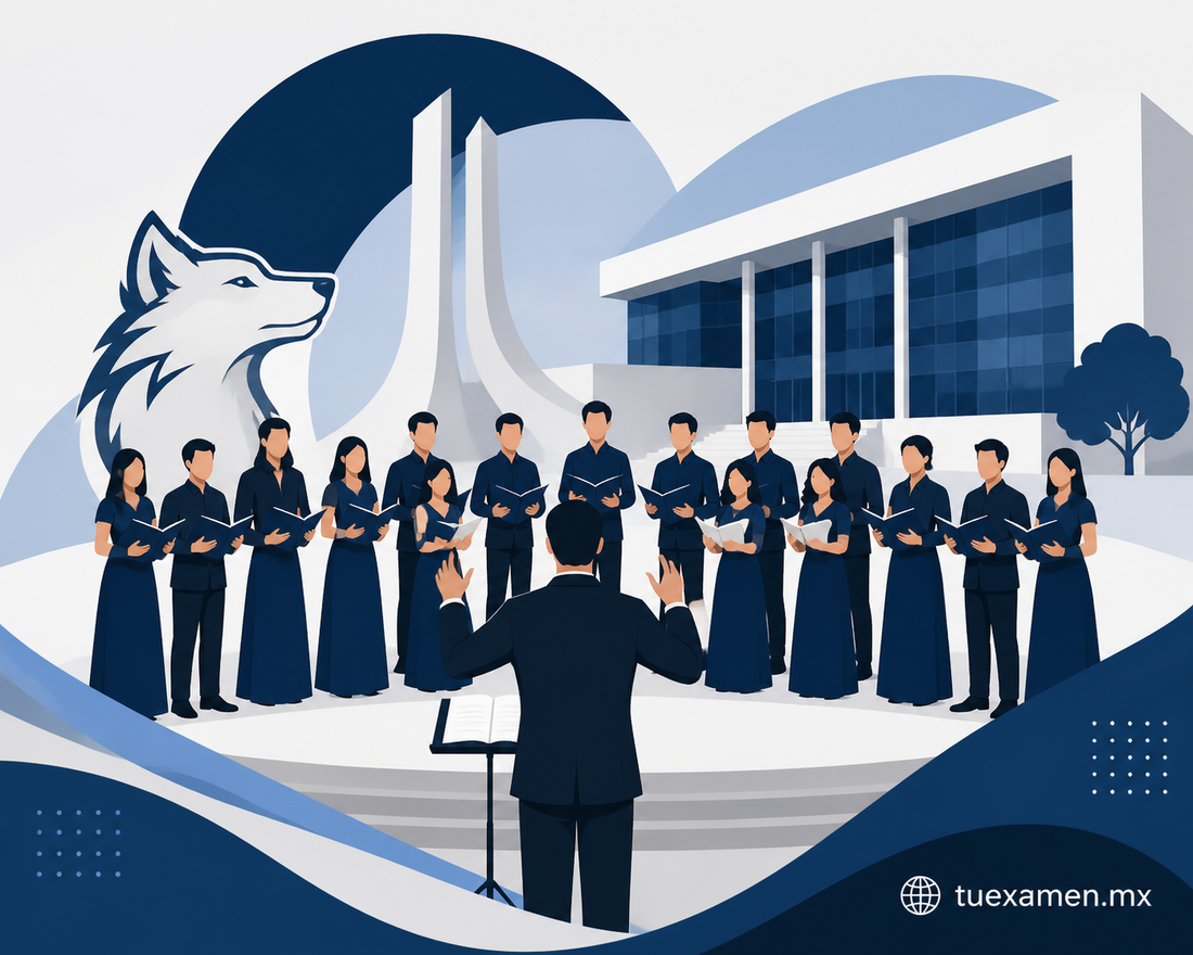 Presente, Coro Universitario Lobos BUAP en el 25 Festival Coral