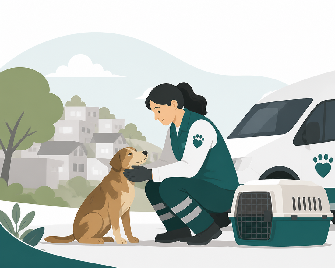 SEDIF rescata a perro víctima de maltrato animal en la colonia Lomas de San Miguel