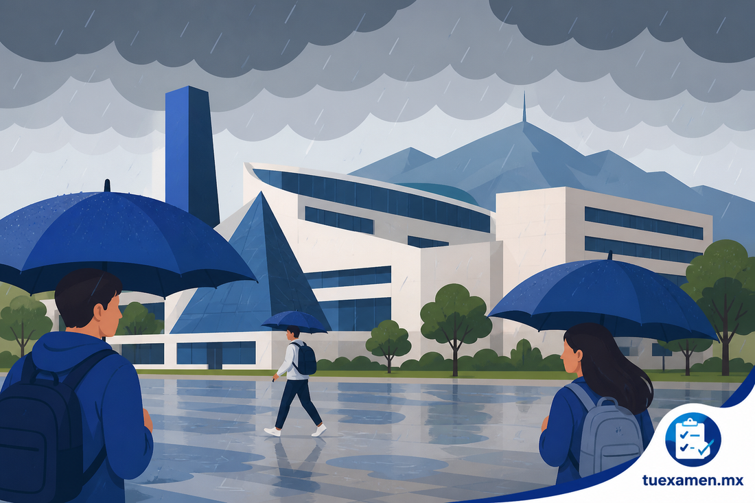 Tecnológico de Monterrey suspende clases presenciales por intensas lluvias
