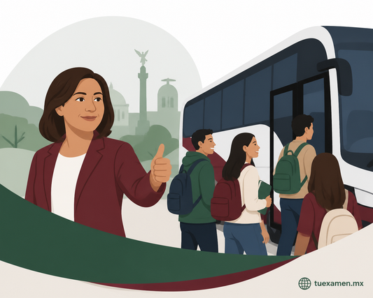 Azucena Cisneros apoya con transporte a 5 mil universitarios para que continúen sus estudios
