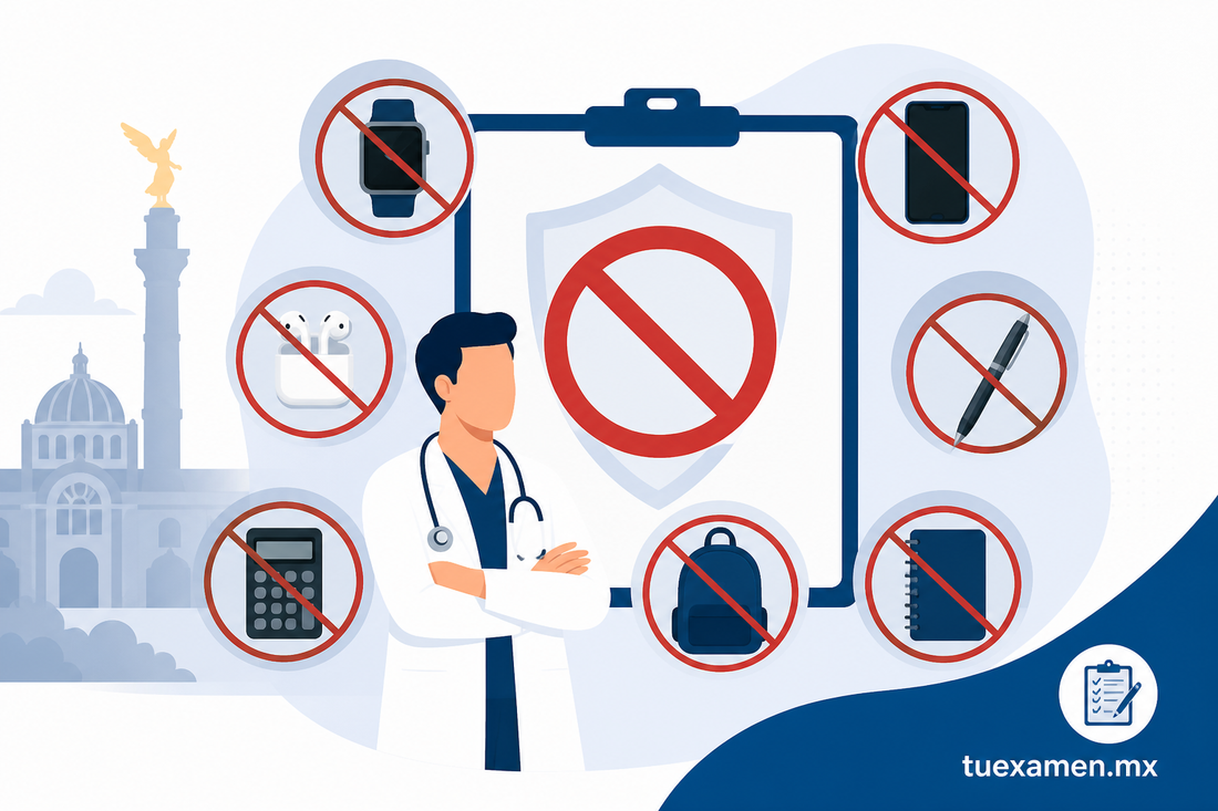 ENARM 2026: Todos los objetos prohibidos según la CIFRHS
