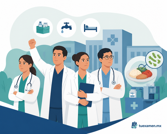 Médicos residentes del HGM exigen abasto y condiciones dignas tras brote de salmonela
