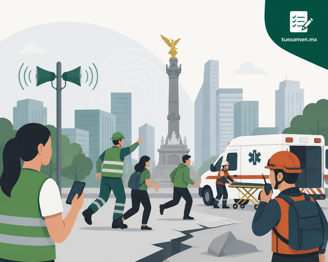 Se registran emergencias reales en CDMX durante simulacro