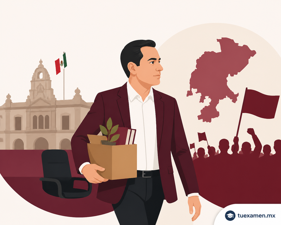 Rodrigo Reyes renuncia al gobierno de Zacatecas para buscar candidatura de Morena