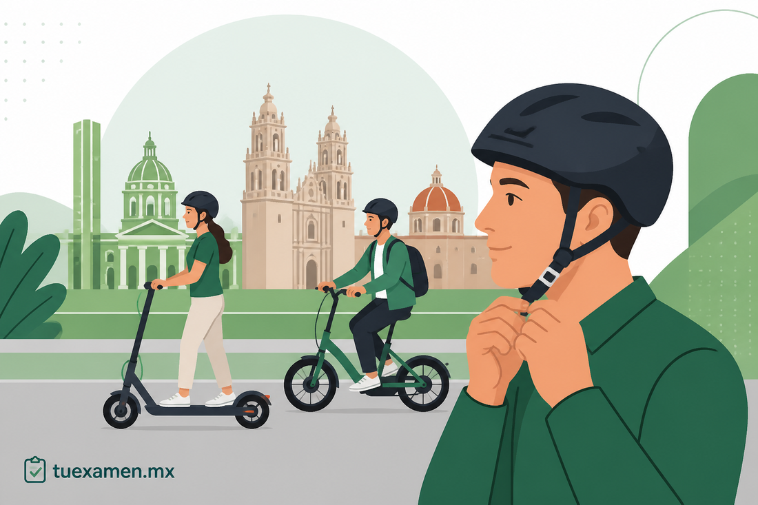 Casco obligatorio en San Luis Potosí para micromovilidad eléctrica
