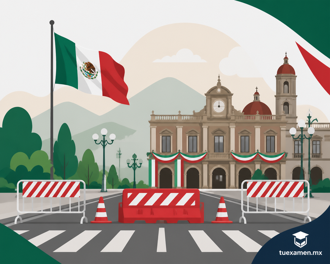 Inician este viernes cierres viales en Toluca por festejos patrios
