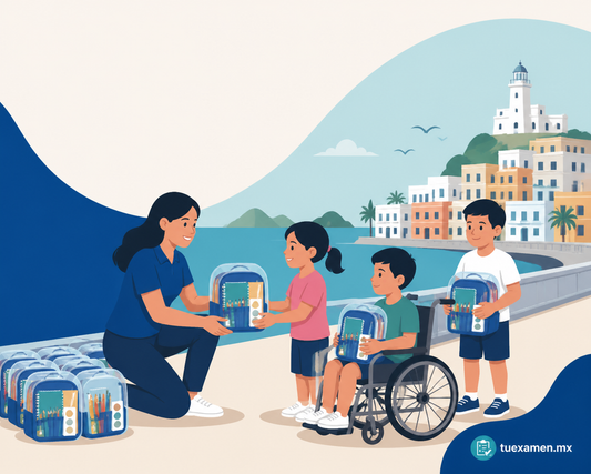 Hersa lleva la inclusión a Olas Altas en Mazatlán, Sinaloa; entrega 50 kits a niñas y niños ...