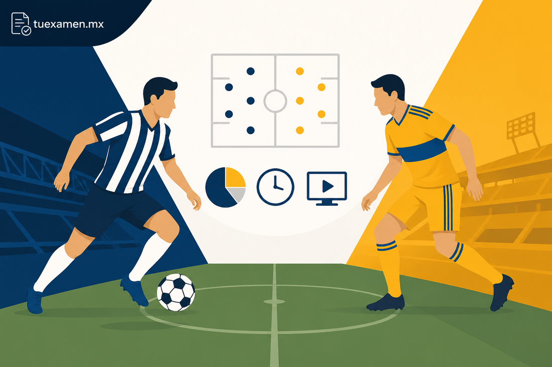 Posiciones de Rayados contra Tigres: Estadísticas, horarios y dónde ver