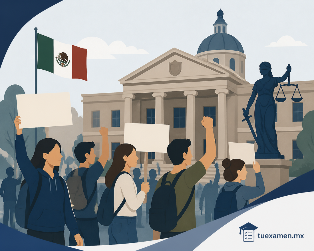 Protestan estudiantes en Facultad de Derecho de UASLP – Momento