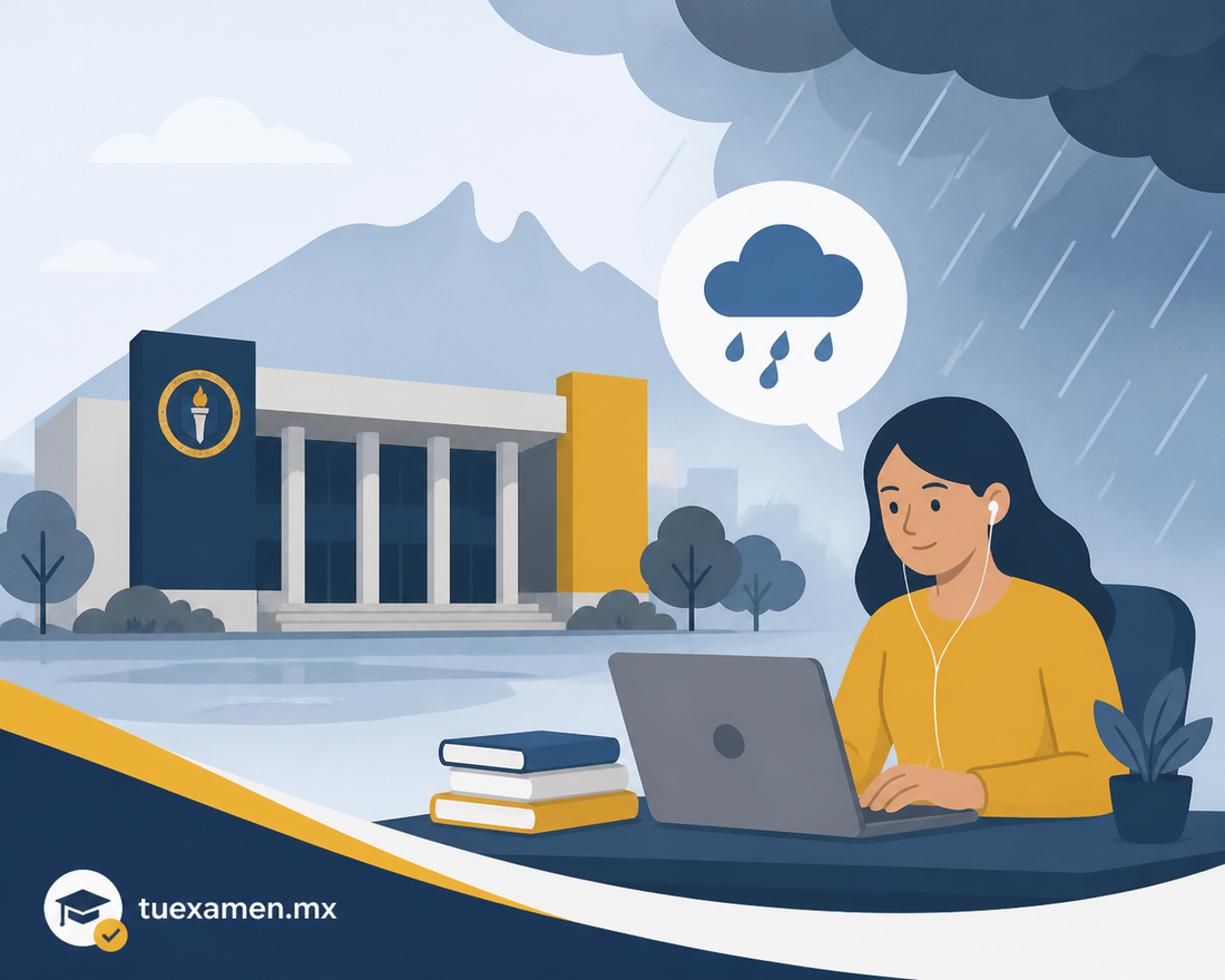 UANL cambia a clases en línea por lluvias en Monterrey