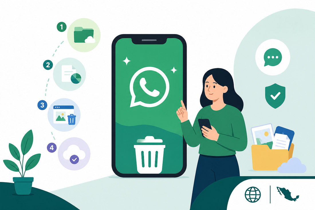 4 pasos para liberar espacio en WhatsApp sin borrar conversaciones importantes