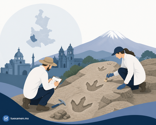 Investigadores BUAP registran nuevas huellas de dinosaurio en Puebla