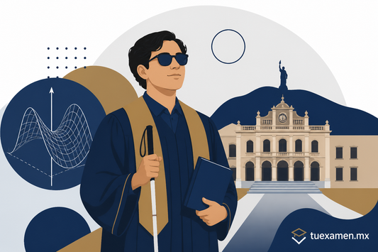 Será Tadeo primer estudiante con discapacidad visual en egresar de la UA de Matemáticas UAZ