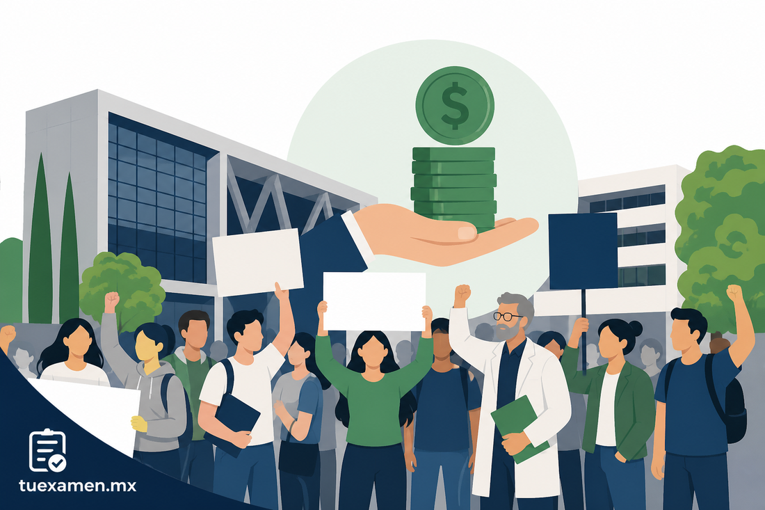 Más de un centenar de alumnos y profesores reclaman "más financiación" en la UAM