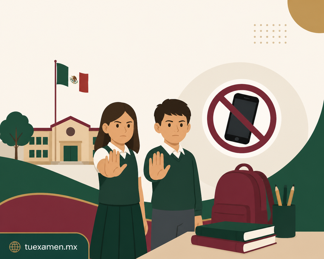 ¡Sin celulares en primarias y secundarias! Las nuevas reglas de la SEP